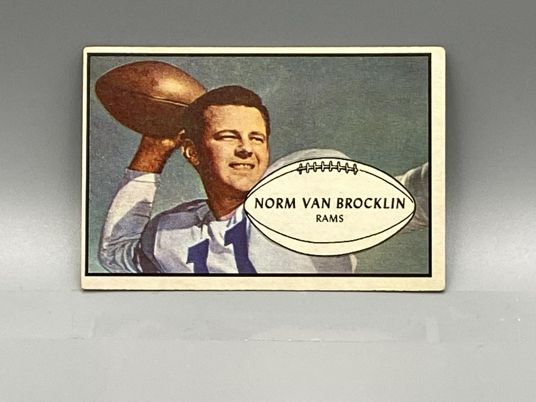 1953 Bowman Norm Van Brocklin #11 (1 of 2)