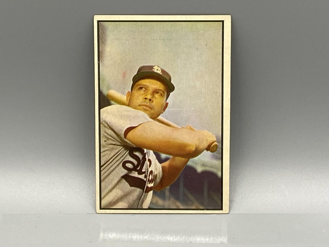 1953 Bowman Color Victor Wertz #2: 1953 Bowman Color Victor Wertz #2