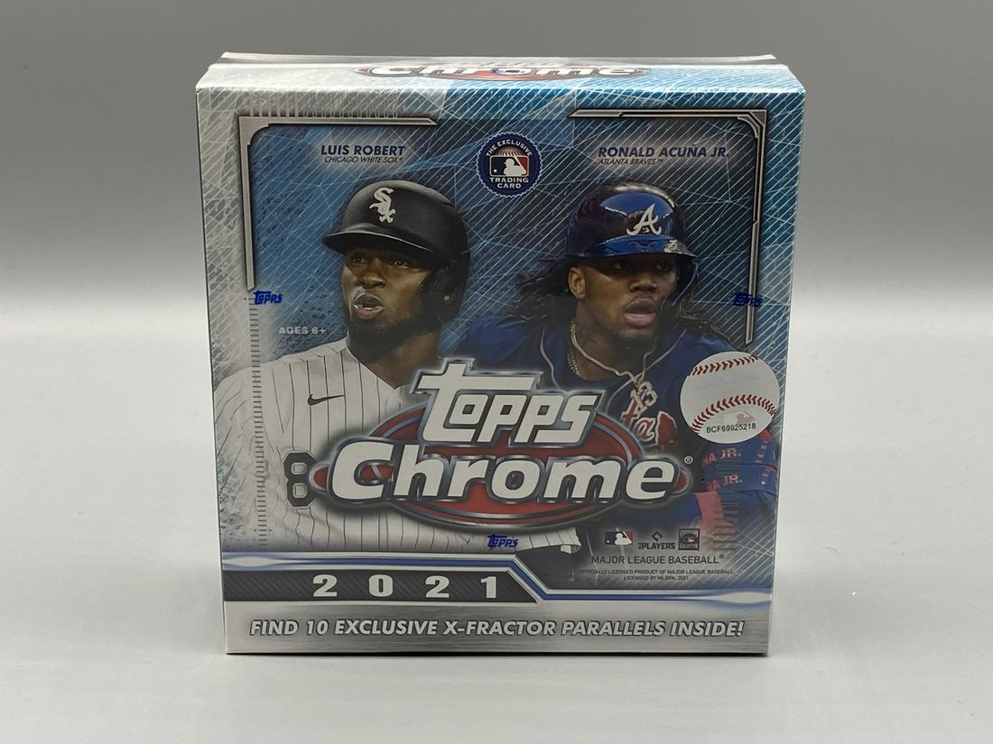 2021 Topps Chrome Baseball Mega Box Sealed (1 of 2)