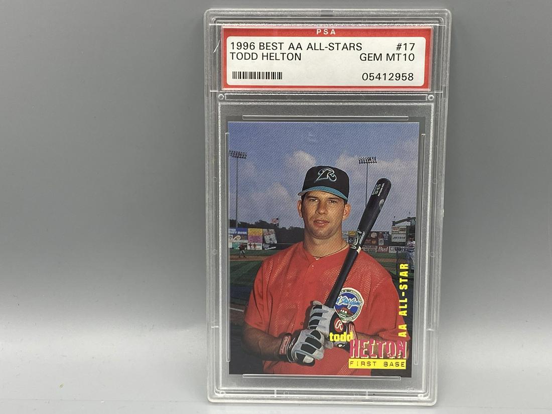1996 Best AA All-Stars #17 Todd Helton Rookie Card PSA (1 of 2)