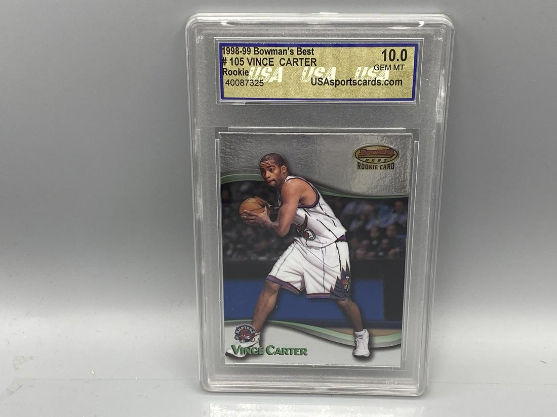 1998-99 Bowman's Best #105 Vince Carter Rookie Card USA (1 of 2)