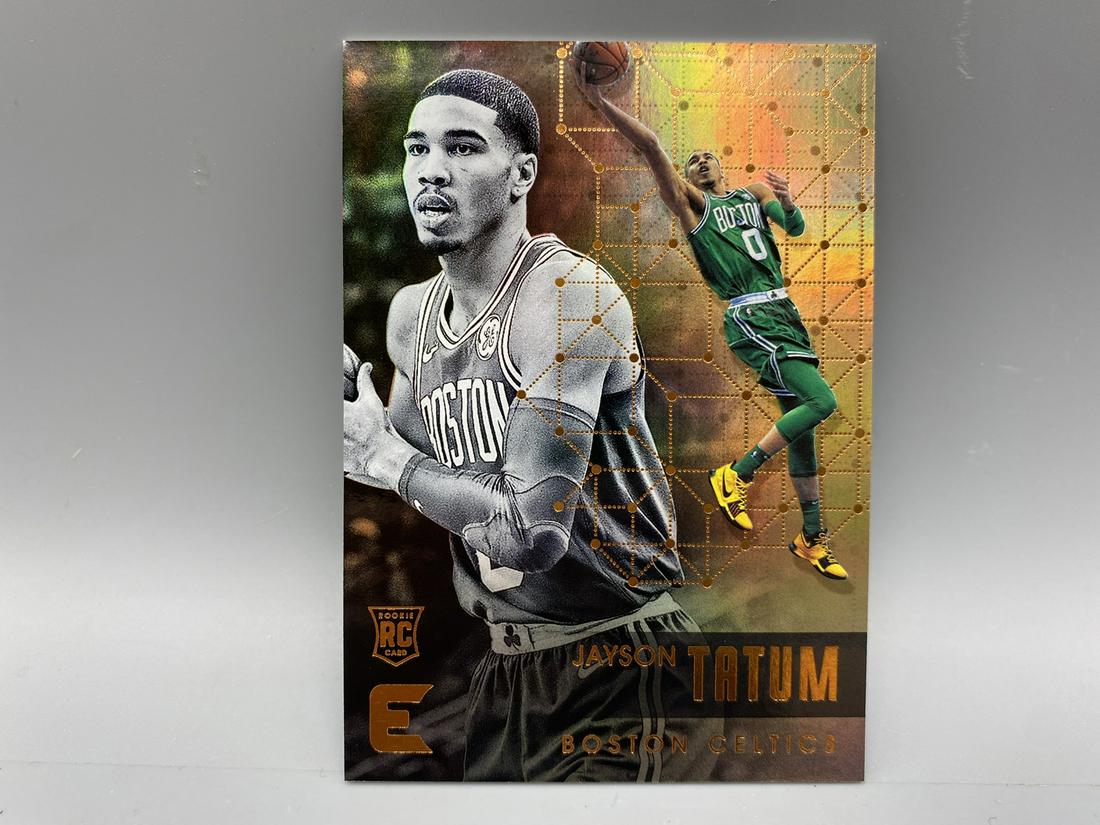 2017 Panini Essentials #129 Jayson Tatum Rookie Card (1 of 2)
