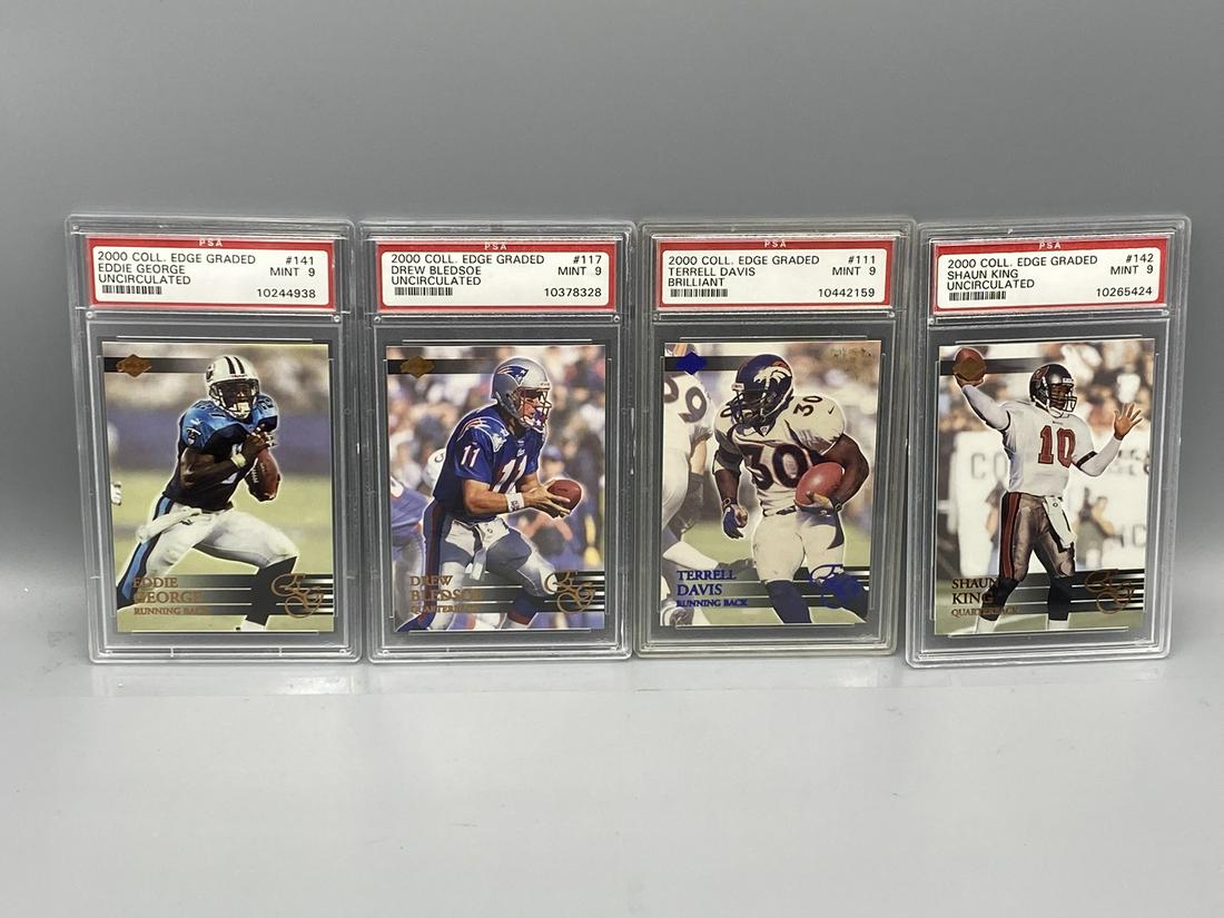 Lot of (4) 2000 Collector's Edge Uncirculated PSA Mint (1 of 2)