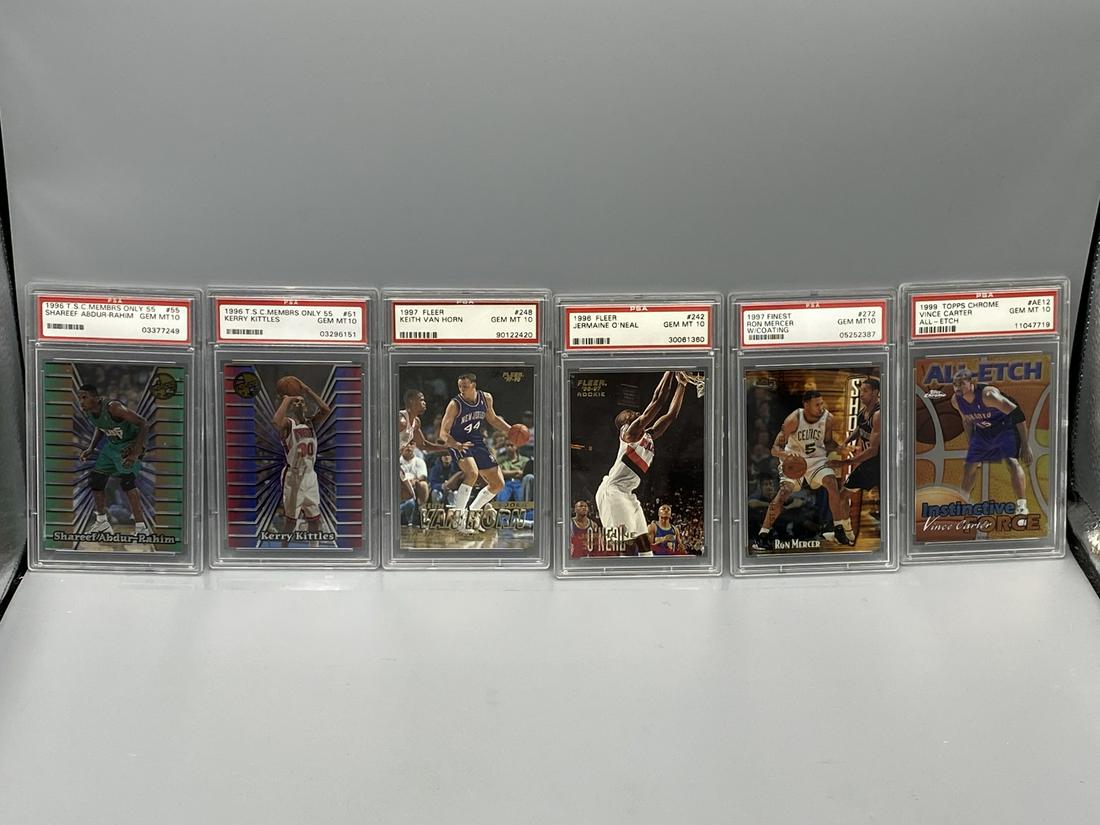 Lot of (6) NBA Star Cards Graded PSA Gem Mint 10 (1 of 6)