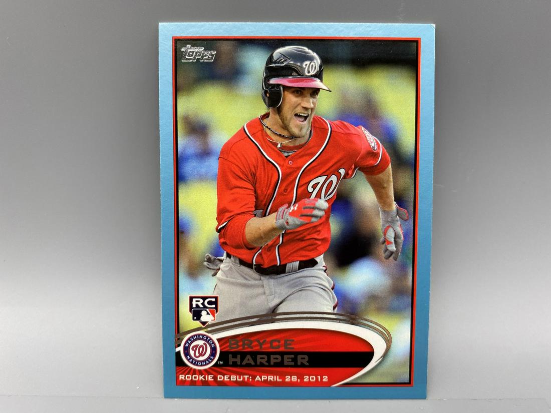 2012 Topps Update Bryce Harper Blue Border Parallel RC (1 of 2)