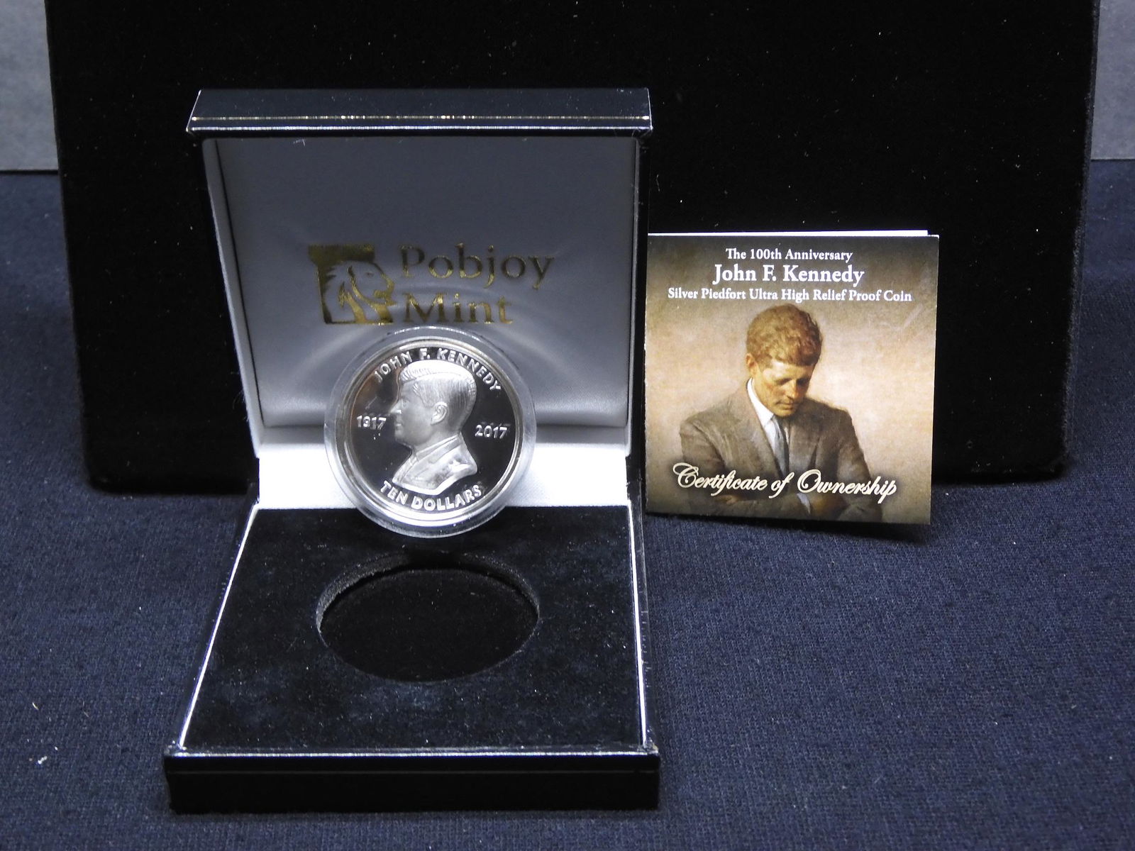 2017 100th Anniv. Silver Piedfort Ultra High Relief (1 of 4)