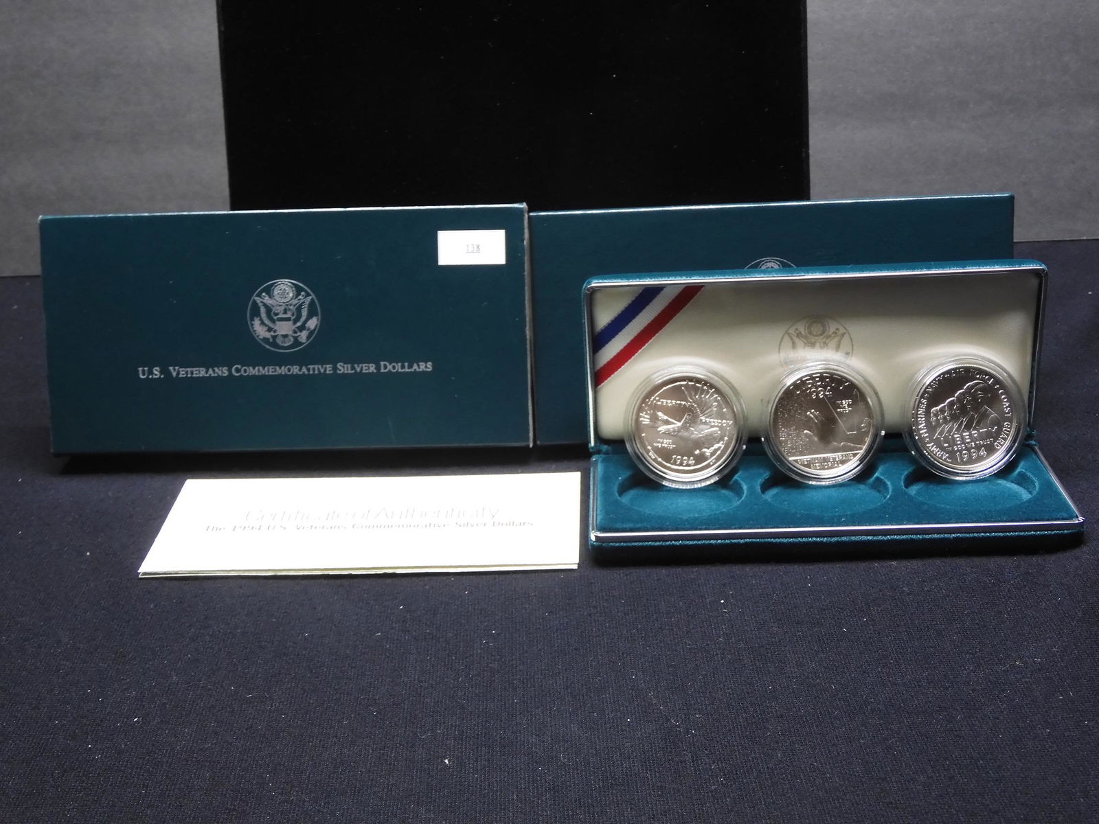 1994-W U.S. Veterans Commem. 3 Coin Uncirculated Set (1 of 4)
