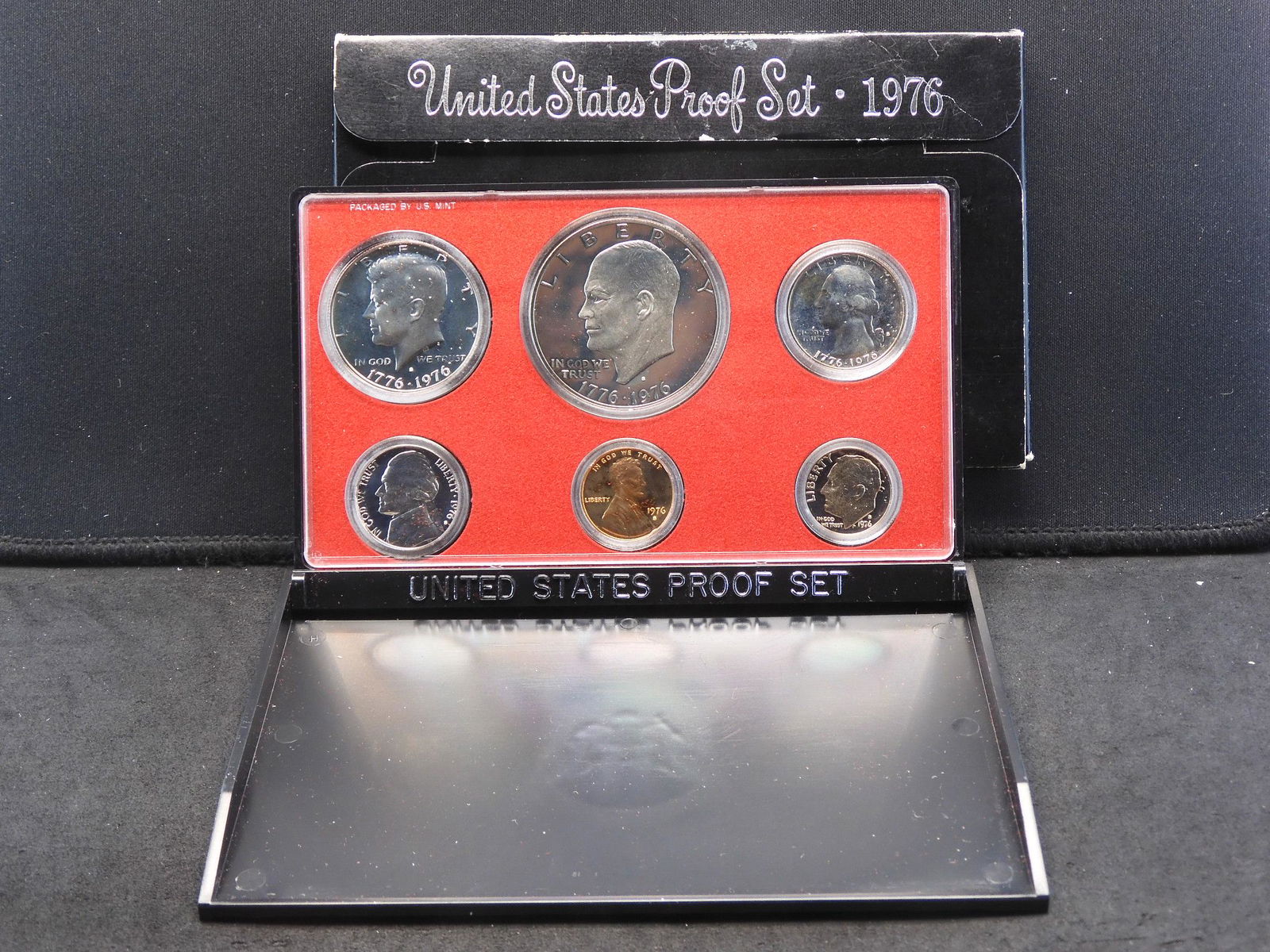 1976-S U.S. Proof Bicentennial Set OGP W/Ike Dollar (1 of 3)