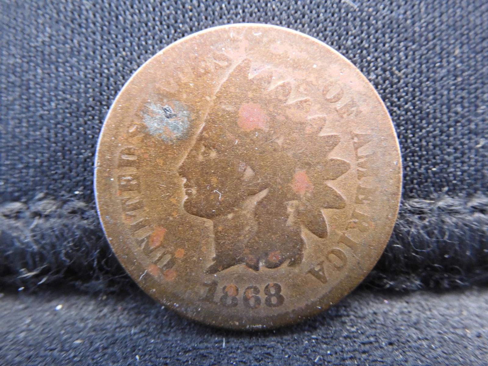 1868 Indian Head Cent - Tough Date! (1 of 2)