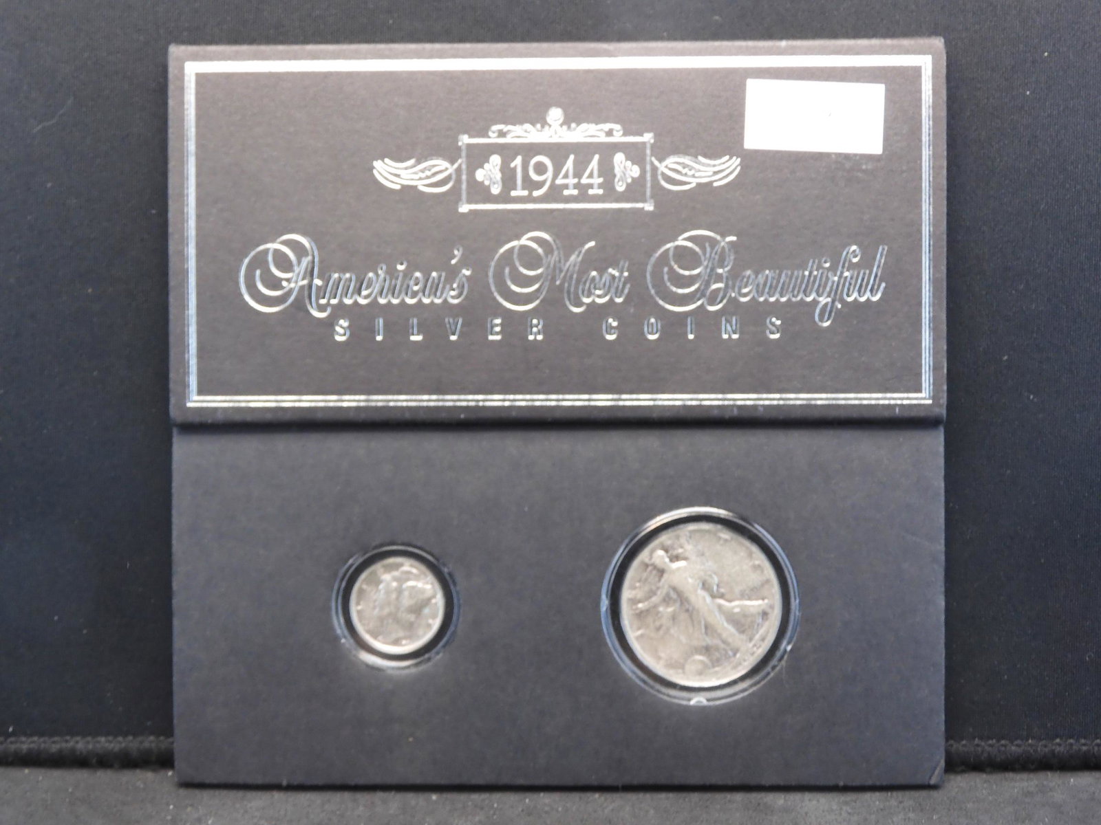 1944 America's Most Beautiful Silver Coins - 1944-S: 1944 America's Most Beautiful Silver Coins - 1944-S Mercury Dime & 1944 Walking Liberty Silver Half Dollar
