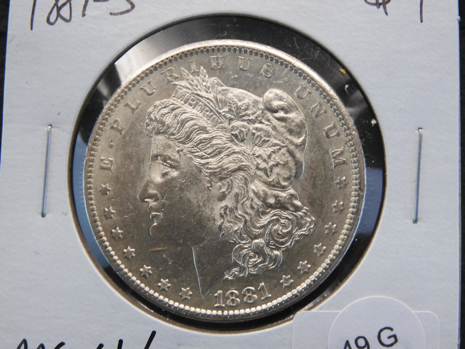 1881-S Morgan Silver Dollar MS+ (1 of 3)