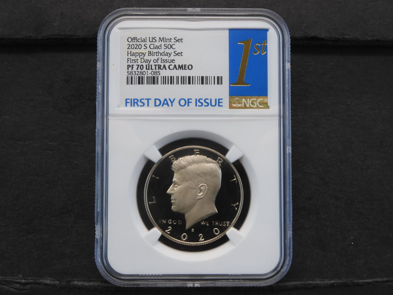 2020-S Clad 50 Cent Kennedy Half Dollar - Happy (1 of 4)