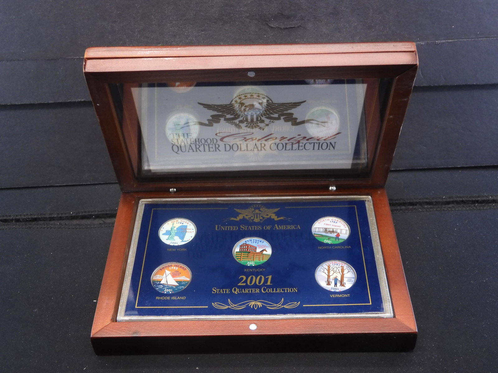 2001 P & D Colorized Statehood Quarter Dollar (1 of 5)