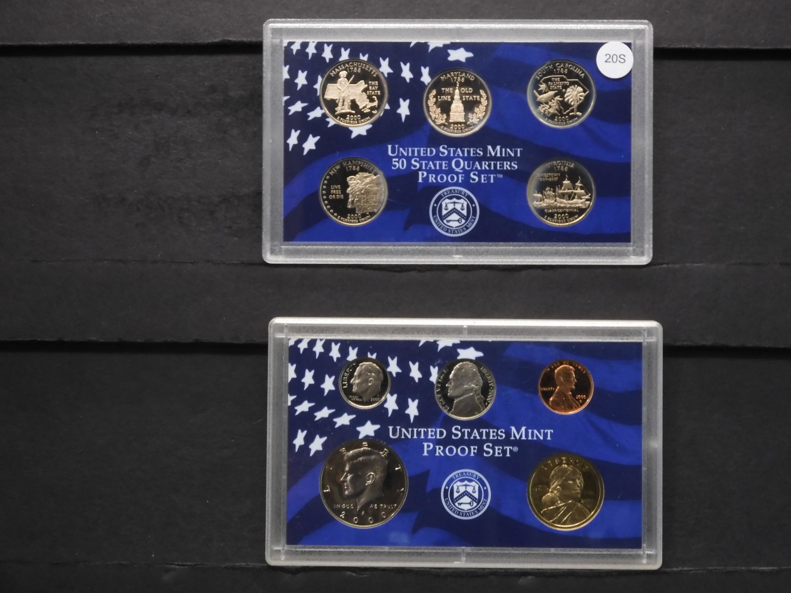 2000-S US Proof Set w/Sacagawea Dollar & 5 State Proof (1 of 5)