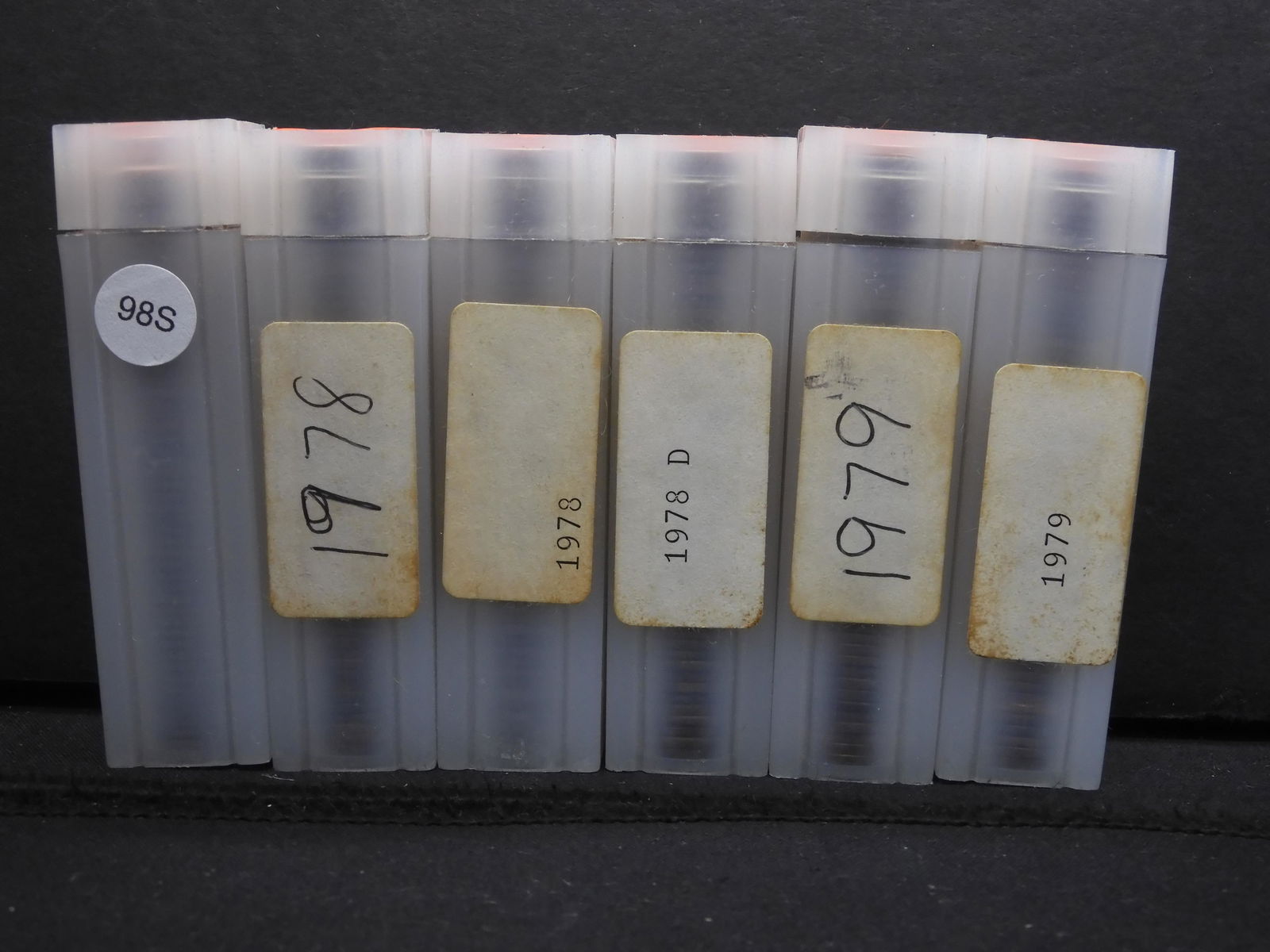 (2) 1978, 1978-D, 1979-D, & (2) 1979 Lincoln Memorial (1 of 5)