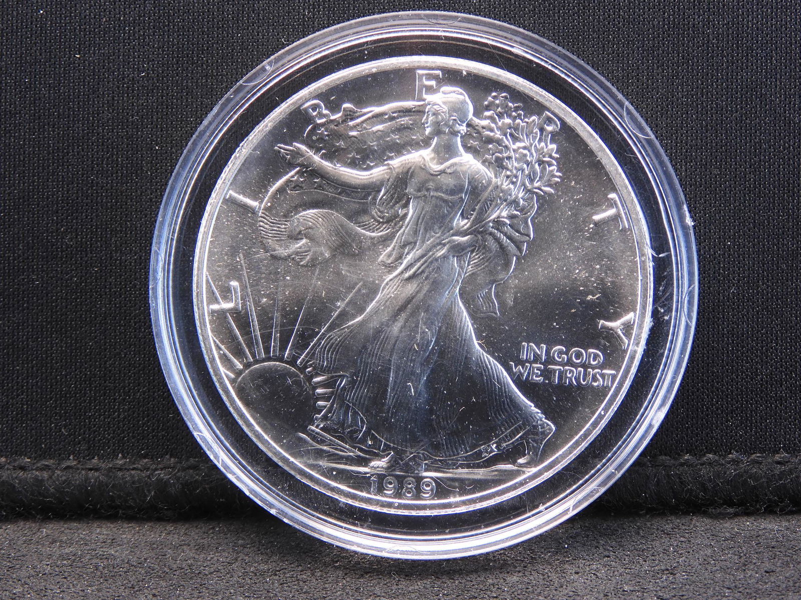 1989 American Eagle, Proof Like, 1 oz. Fine Silver (1 of 2)