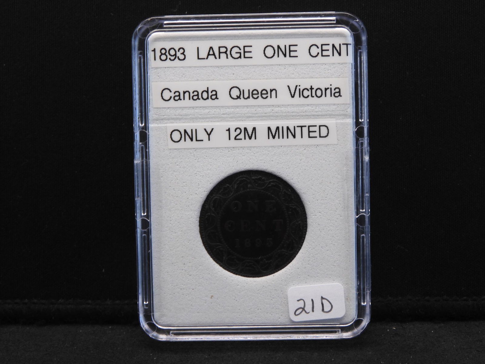 1893 Canada Large One Cent, Only 12M Minted (1 of 4)