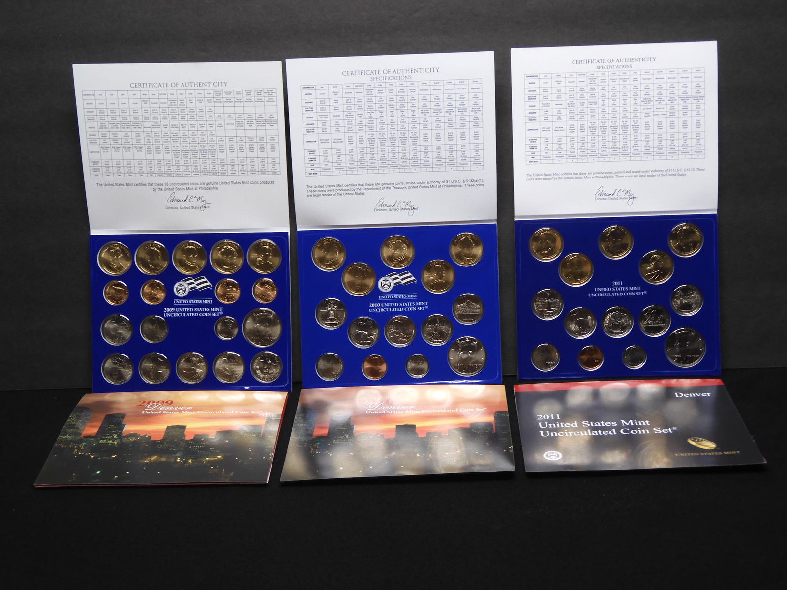 2009, 2010 & 2011 Philadelphia & Denver US Mint Sets (1 of 16)