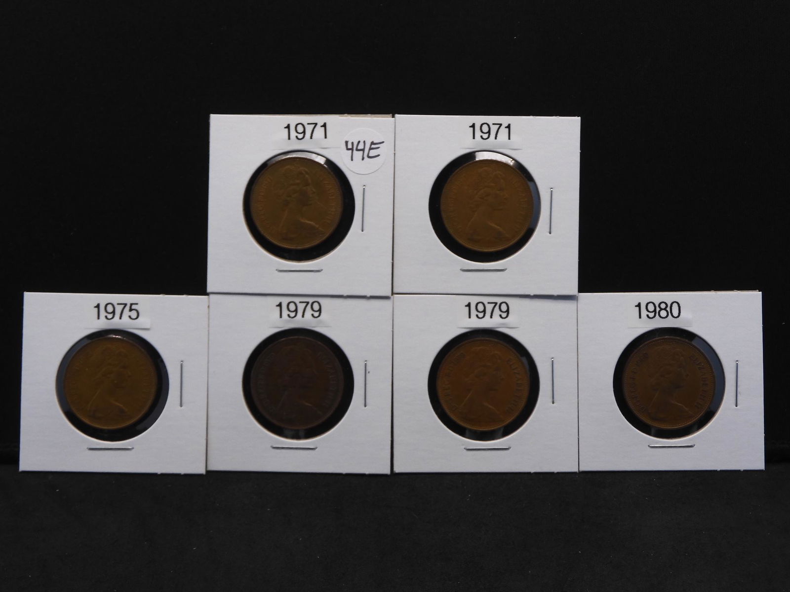 6 â€“ (1971-1980) UK Elizabeth 2 New Pence: 6 â€“ (1971-1980) UK Elizabeth 2 New Pence