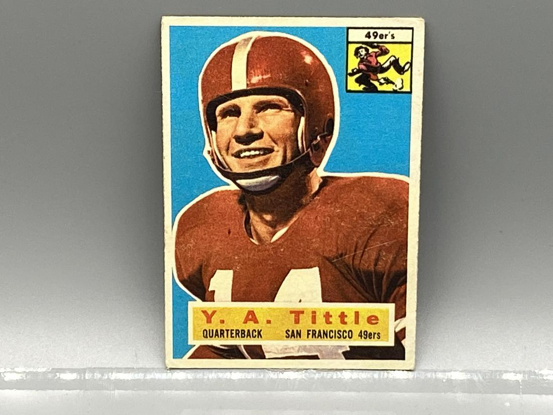 1956 Topps Y.A. Tittle #86 HOF (1 of 2)