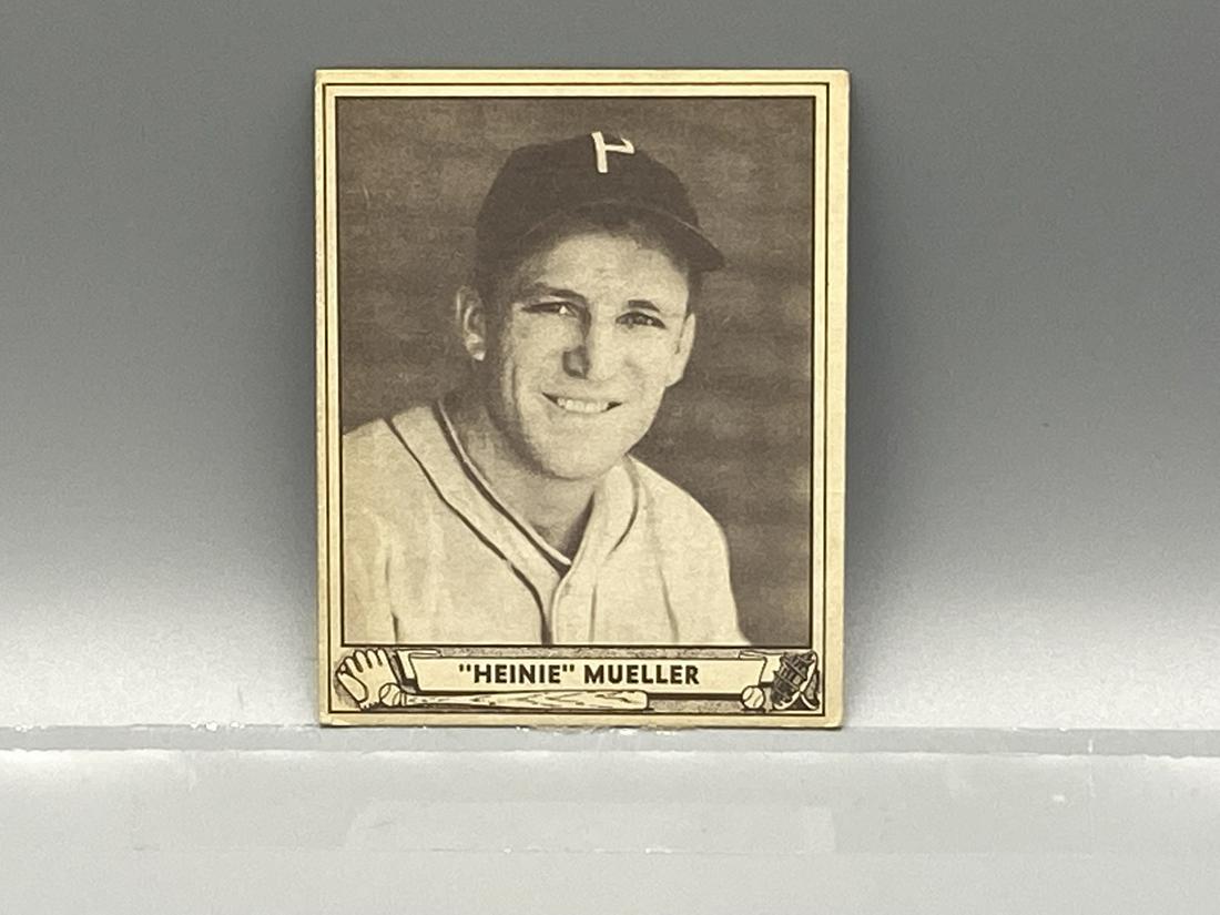 1940 Play Ball Heinie Mueller #86: 1940 Play Ball Heinie Mueller #86
