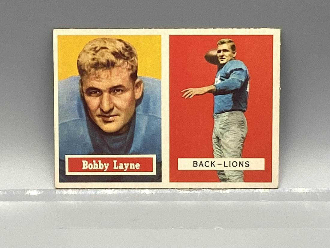 1957 Topps Bobby Layne #32 HOF (1 of 2)