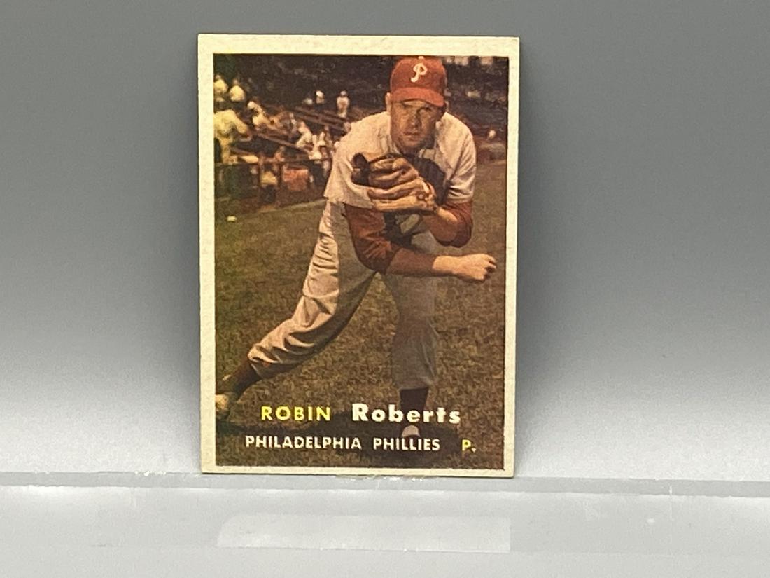 1957 Topps Robin Roberts #15 HOF (1 of 2)
