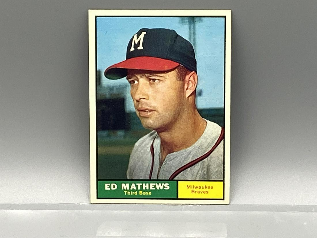 1961 Topps Ed Mathews #120 HOF (1 of 2)