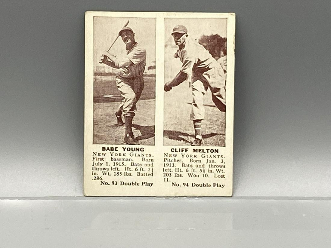 1941 Double Play Young/Melton: 1941 Double Play Young/Melton