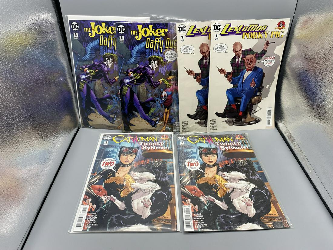 DC & Looney Tunes Lot of 6 - Joker & Daffy Duck, Lex (1 of 2)