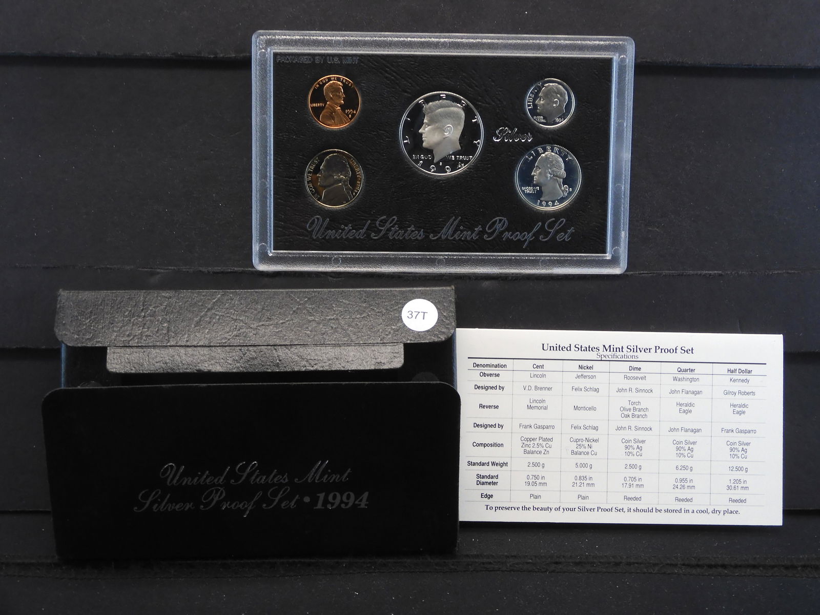 1994-S US Mint Silver Proof Set (1 of 4)