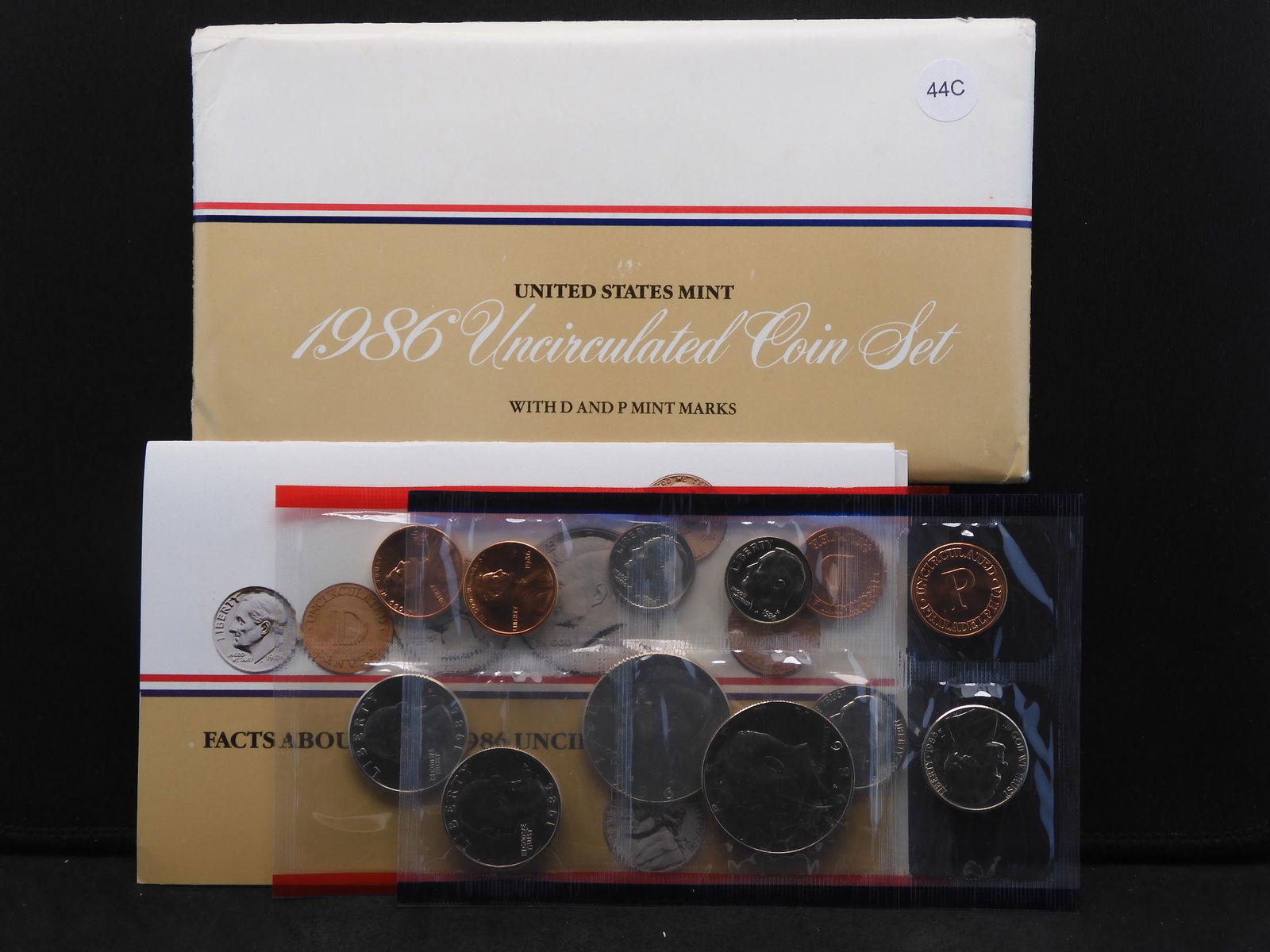 1986 P &D US Uncirculated Coin Set (1 of 6)
