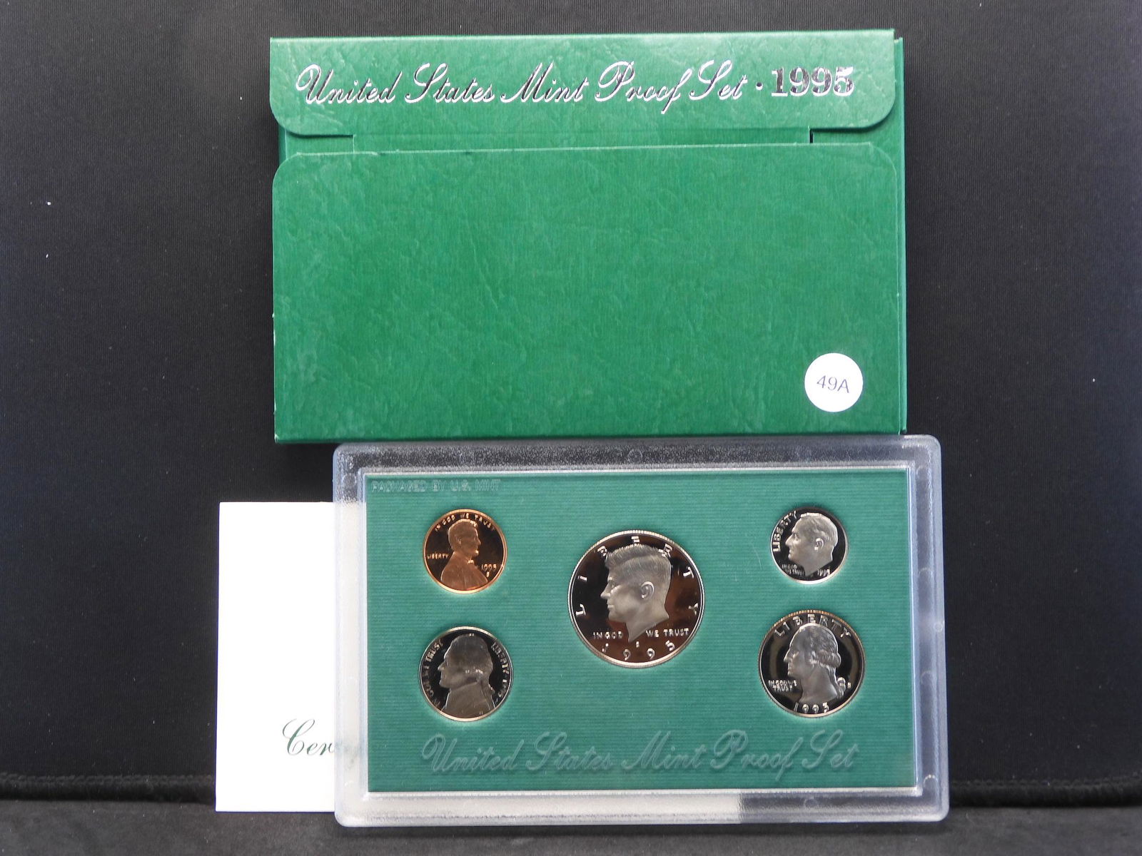 (5) Coin 1995-S Clad Proof Set in original box.  GEM (1 of 4)