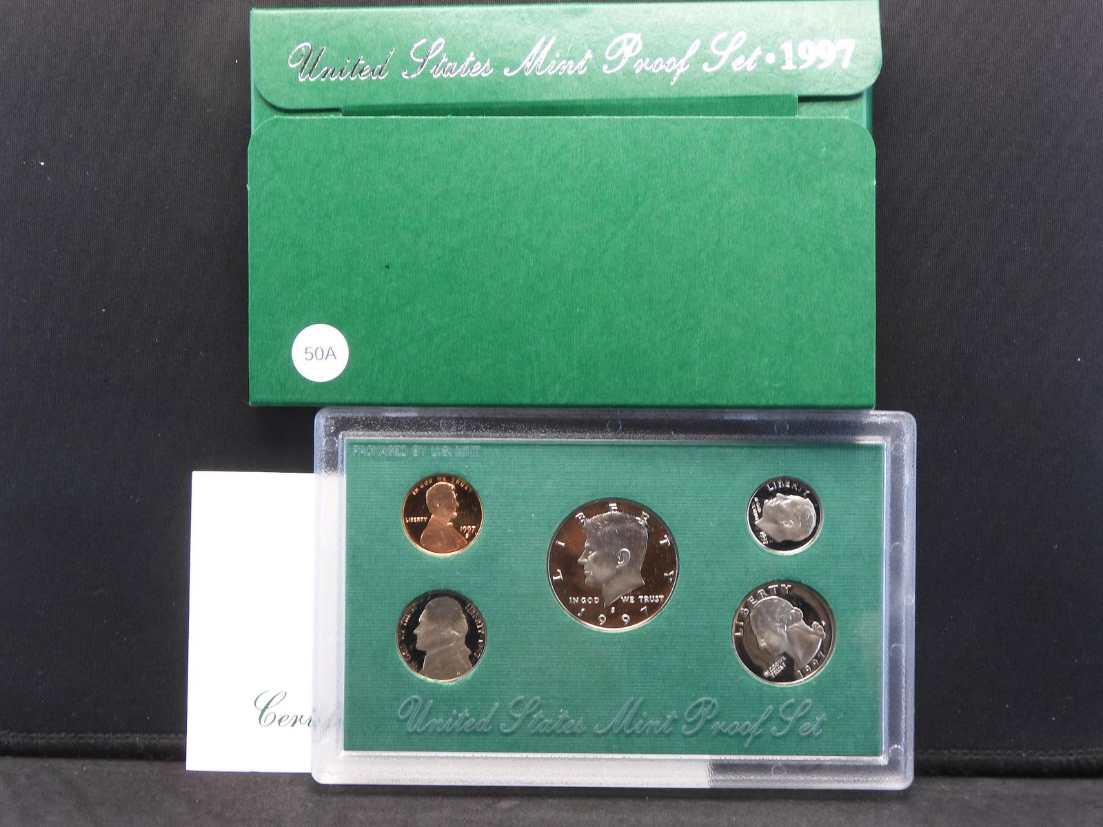 (5) Coin 1997-S Clad Proof Set in original box.   GEM (1 of 4)