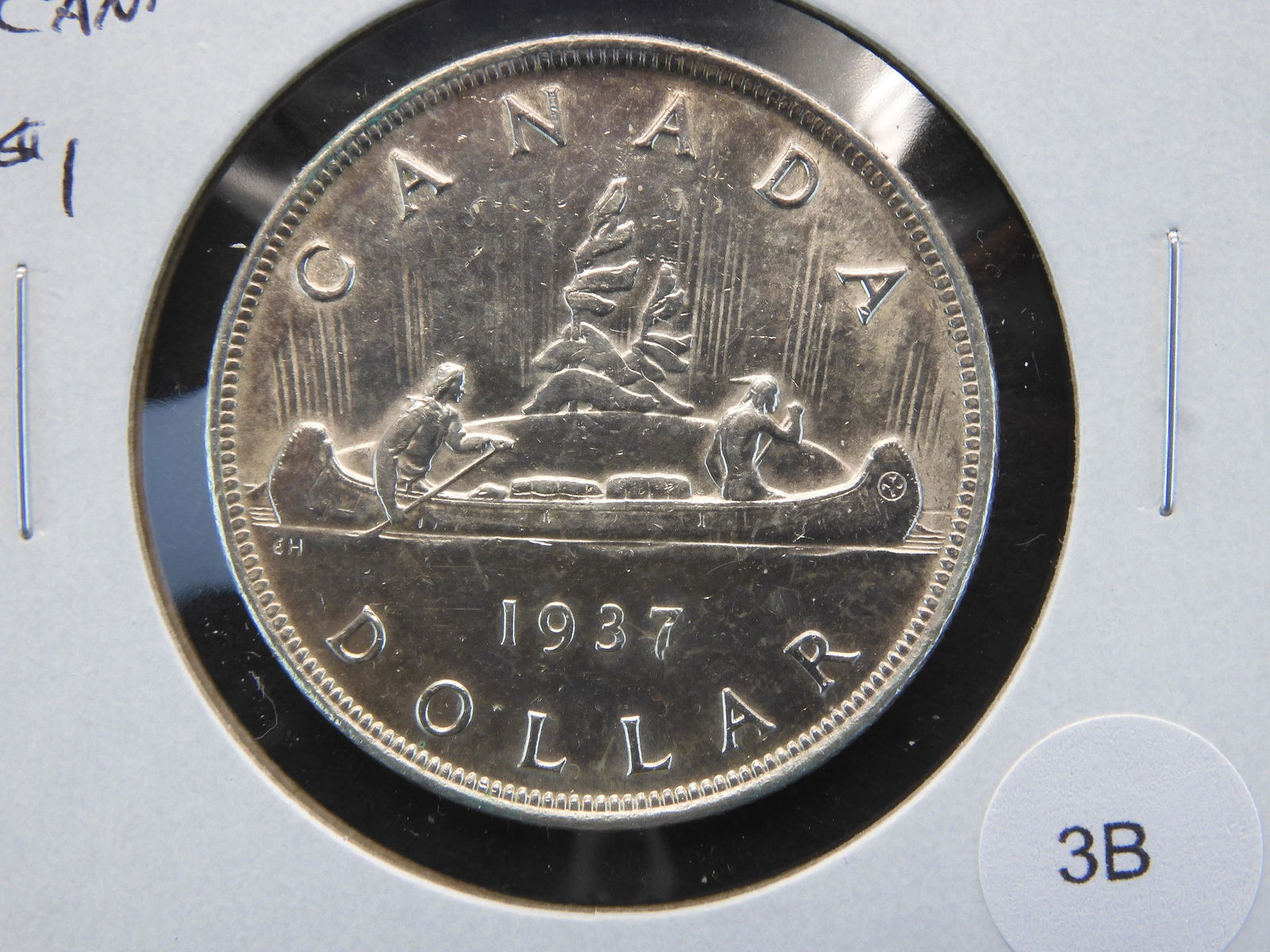 1937 Canada $1.  AU. (1 of 3)