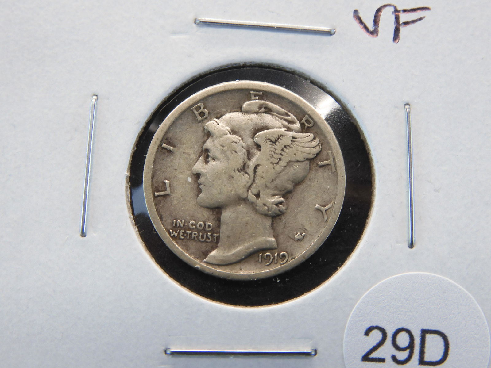 1919-S Mercury 10c.  VF (1 of 3)