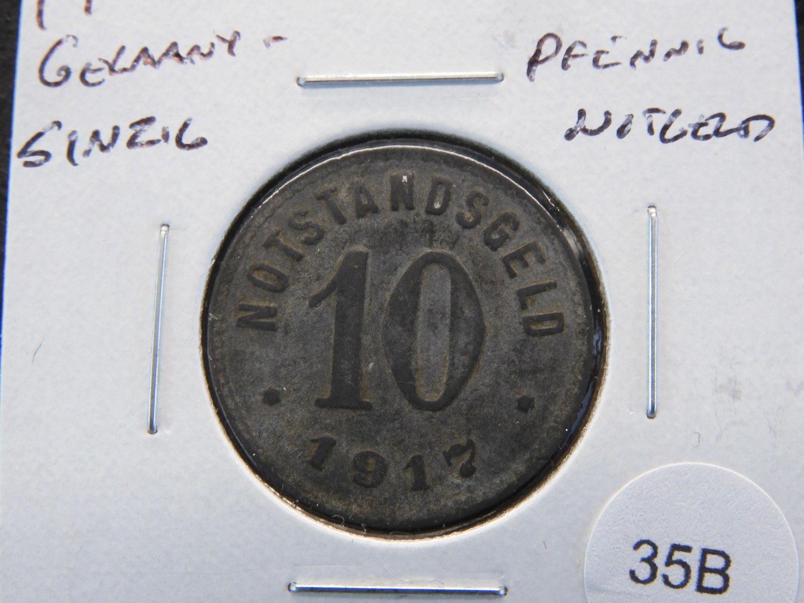 1917 Germany-Sinzig 10 Pfennig Notgeld. (1 of 3)