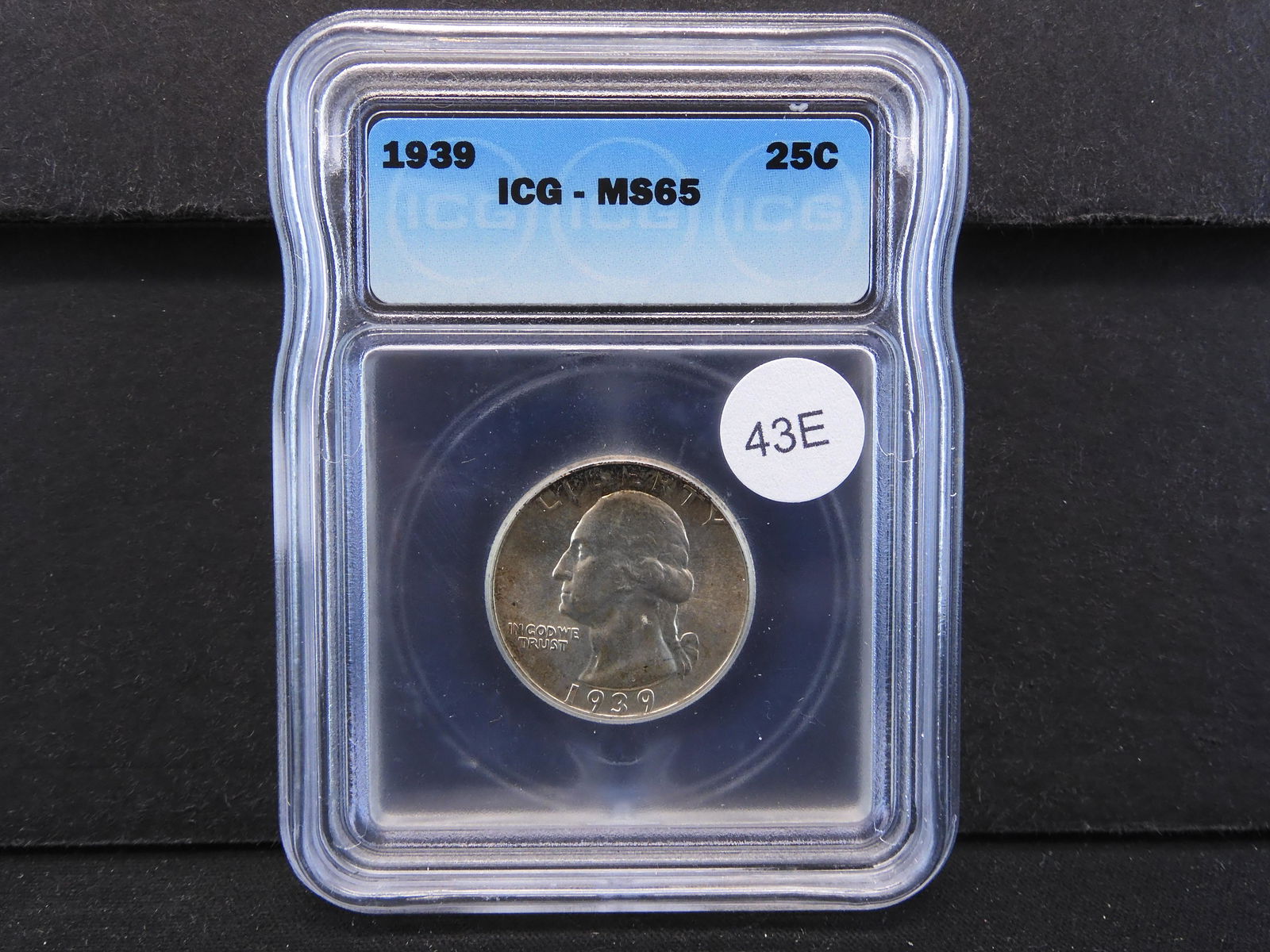 1939 Washington 25c.  ICG MS65 (1 of 4)