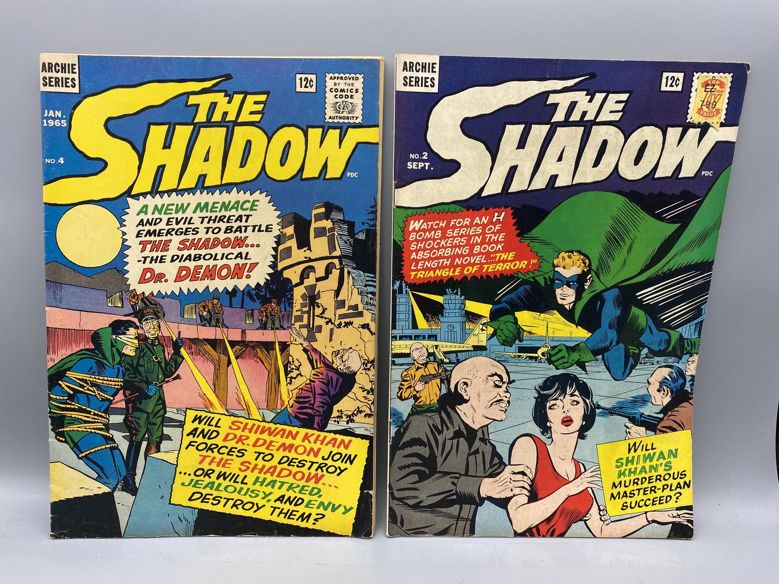 The Shadow #2 & 4 - Archie Comics - Ink Marks/Tracing (1 of 6)