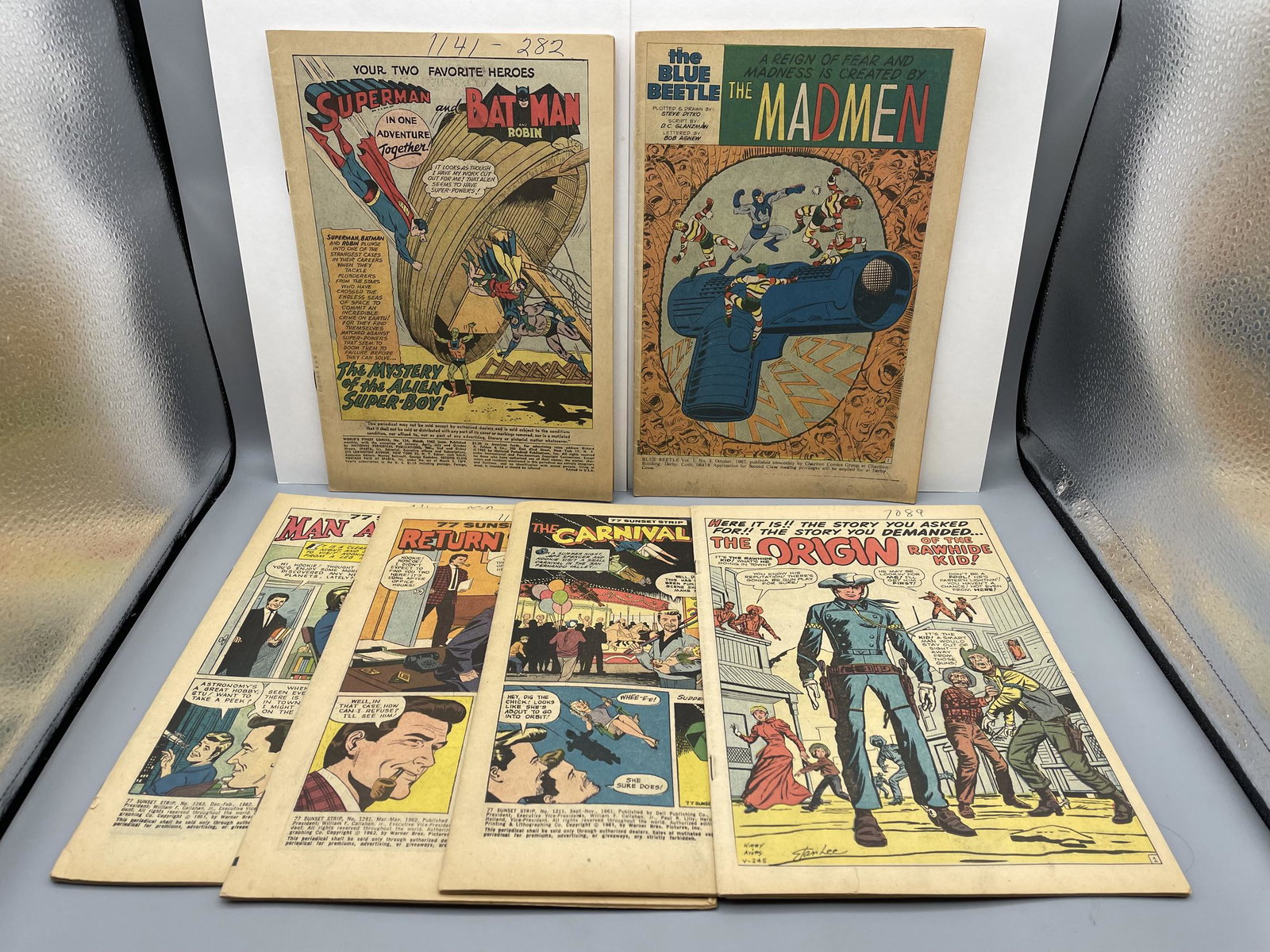 Lot of Misc Coverless Comics -World's Finest, The Blue (1 of 7)