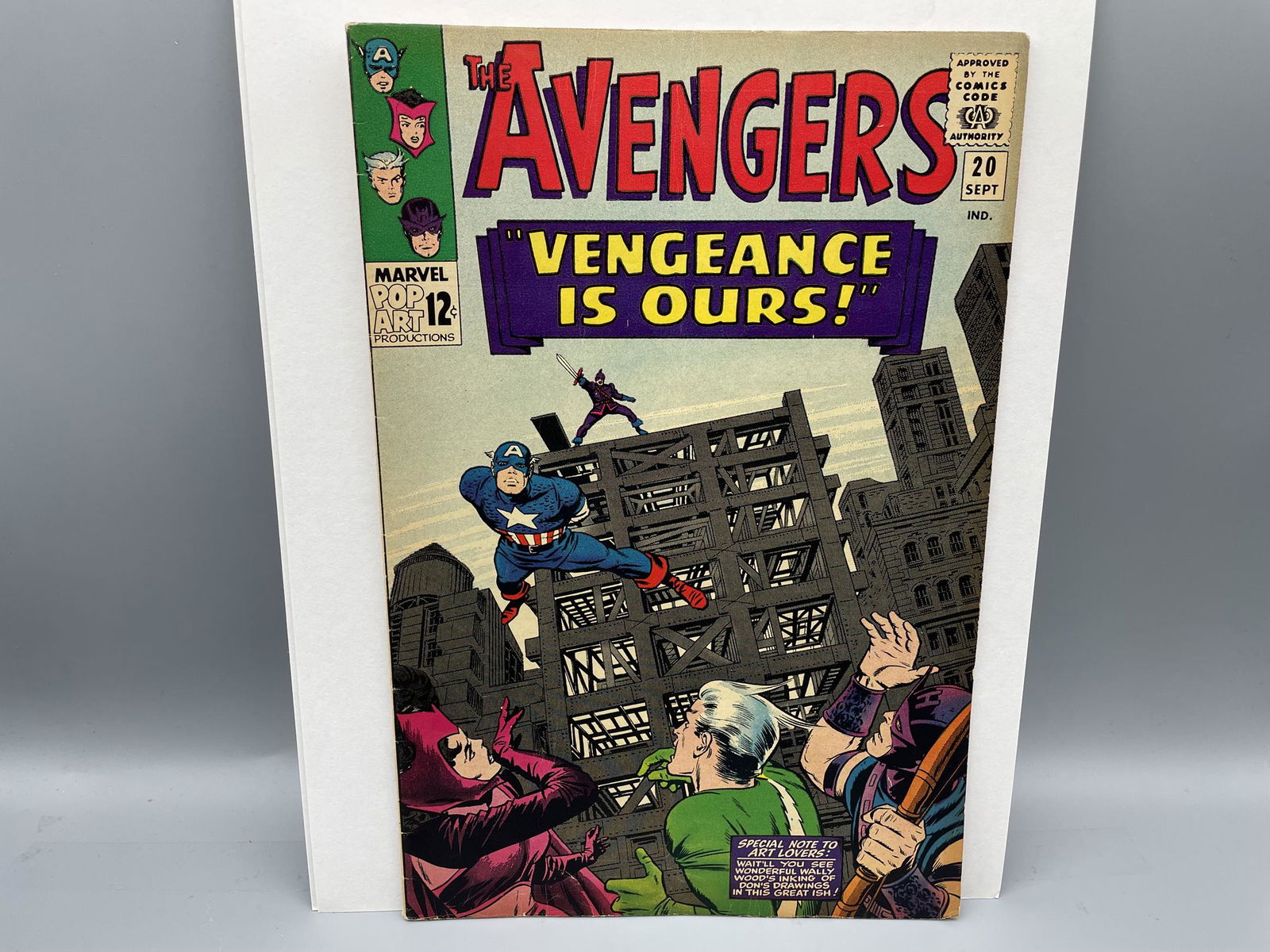 The Avengers #20  - Ink Marks/Tracing on some interior (1 of 5)