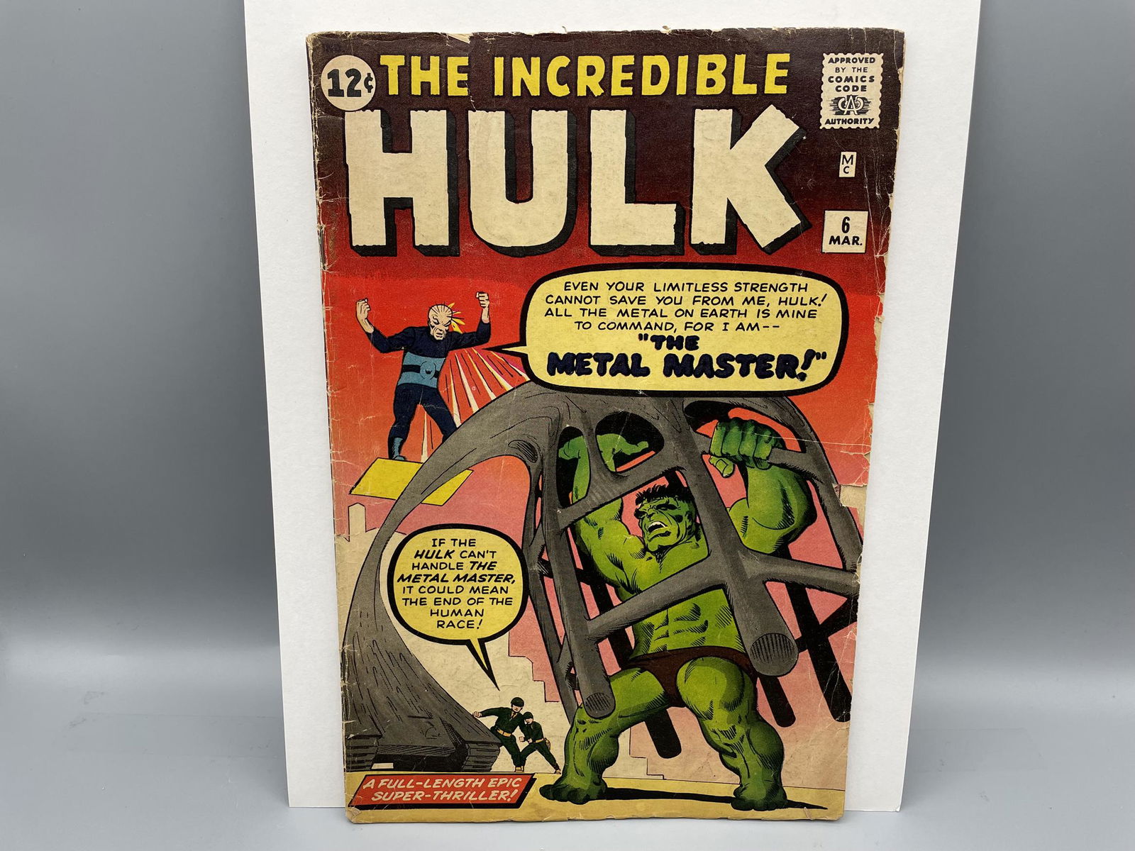 The Incredible Hulk #6 - Final issue of original (1 of 6)