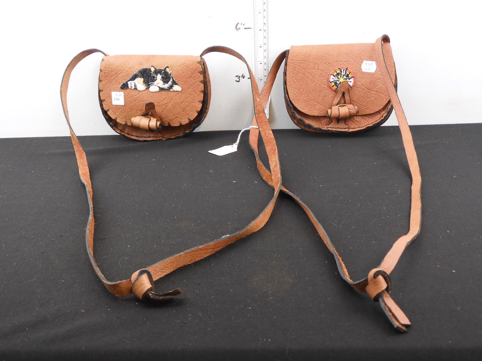(2) Pampas Hide Purses: (2) Pampas Hide Purses