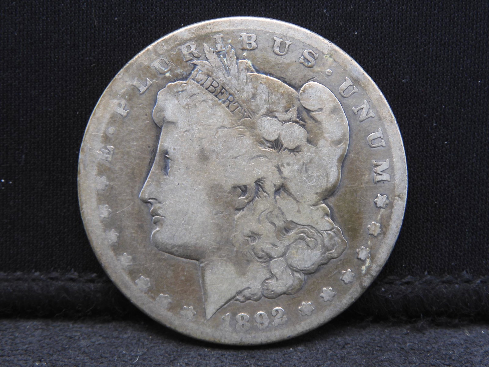 1892-CC Key Date Morgan Silver Dollar. (1 of 2)