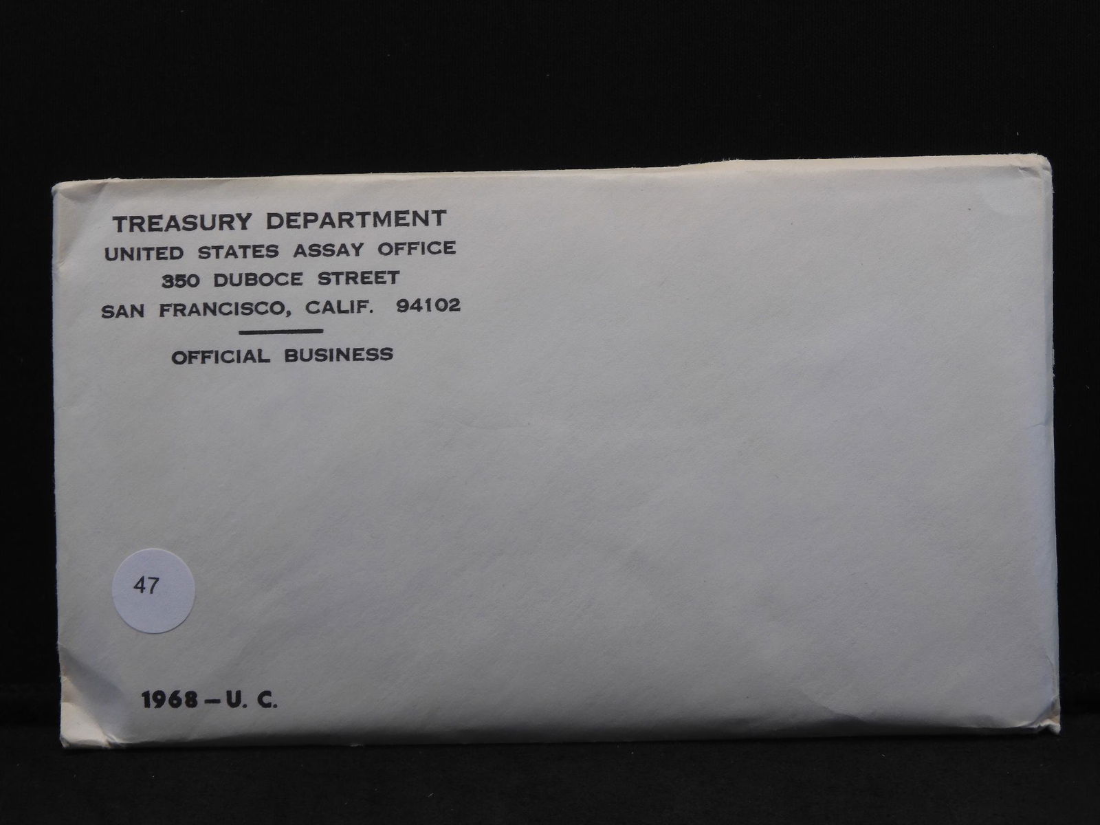 1968 P/D/S 10 Coin US Mint Set. Silver Kennedy Half. (1 of 2)