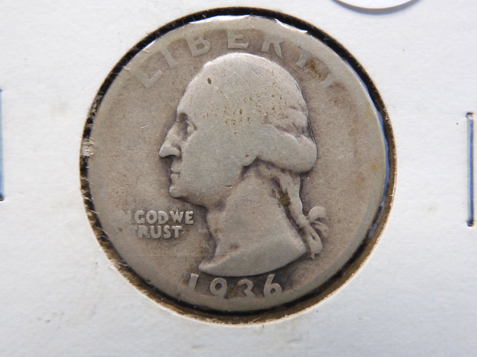 1936-S 90% Silver Washington Quarter (1 of 3)