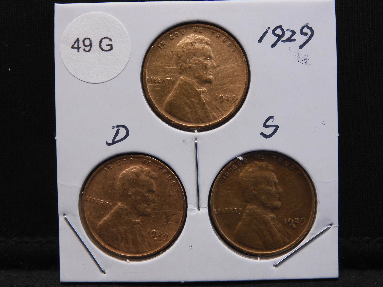 1929 PD&S Lincoln Wheat Cents (1 of 2)