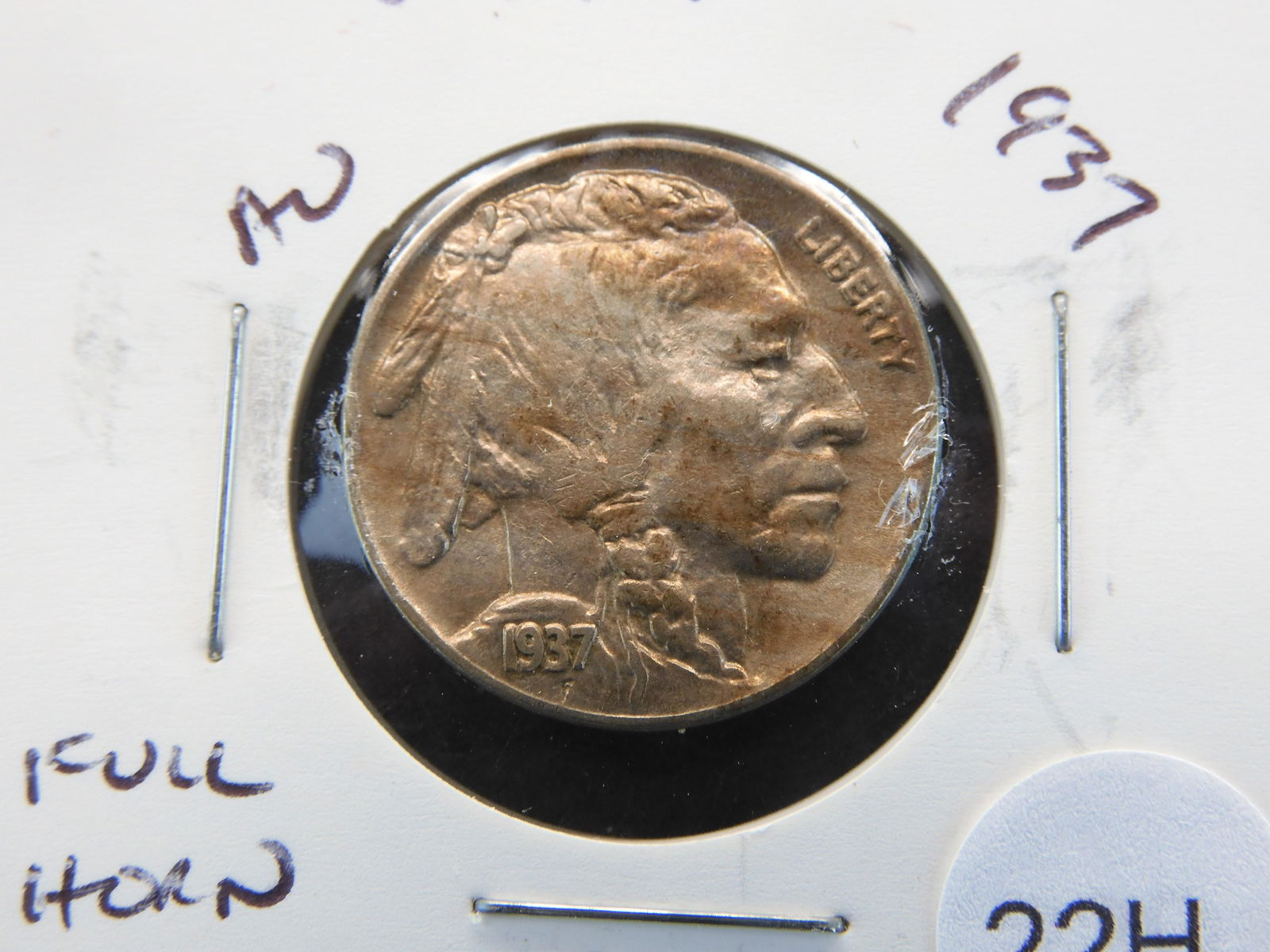 1937 Buffalo Nickel - Full Horn - Great Details (1 of 3)