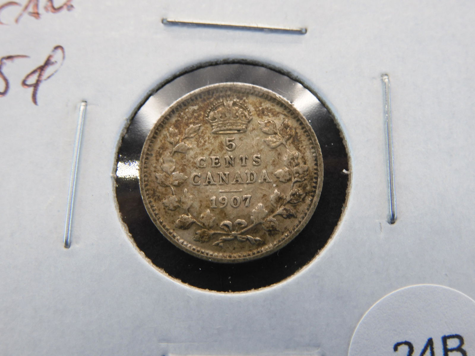 1907 Canada 5c.  XF. (1 of 3)