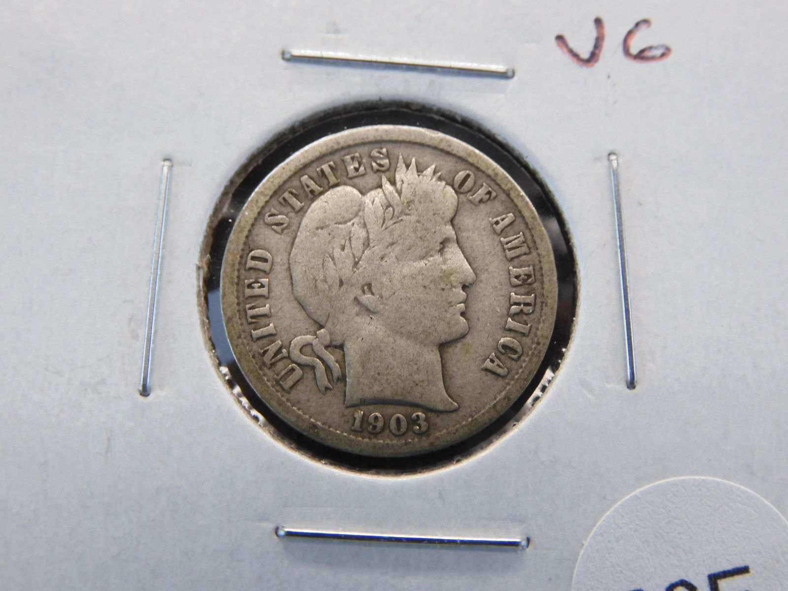 1903-O Barber 10c.  VG. (1 of 3)